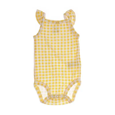 Romper (Geel, Wit) van Carter's Katoen