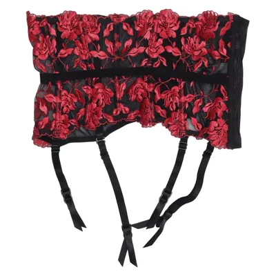 Strumpebandshållare (Svart, Röd) från Ann Summers