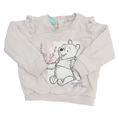 Collegetröja (Beige) från Disney Baby Elastan, Ekologisk bomull