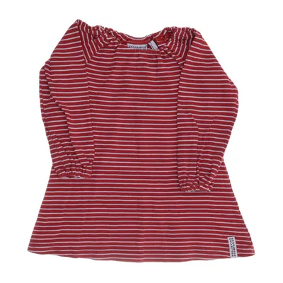 Jurk (Rood, Wit) van Geggamoja Collection Organisch katoen