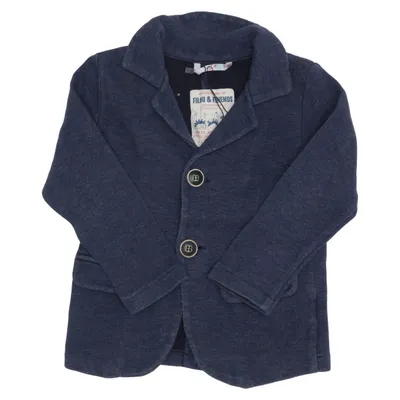 Blazer (Bleu) de Filou & Friends Coton, Polyamide