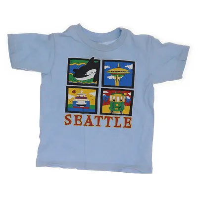 T-shirt (Blå, Flerfärgad) från Delta Pro Weight Bomull