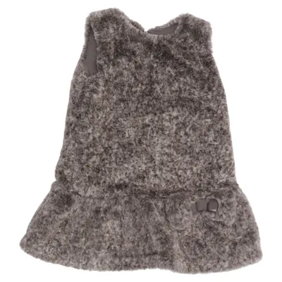 Gilet d'extérieur (Marron) de Lili Gaufrette Fausse fourrure, Polyester