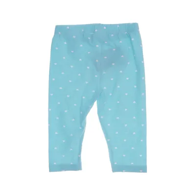 Leggings (Turkos, Vit) från KID'S Bomull, Elastan thumbnail 2