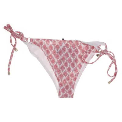 Bikiniunderdel (Vit, Röd) från Meet Me There Elastan, Polyester