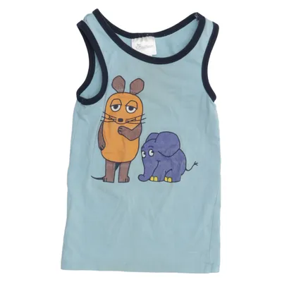 Débardeur (Bleu, Multicolore) de DieMaus Coton, Élasthane