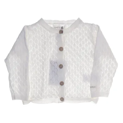Cardigan (Wit) van Newbie by KappAhl Organisch katoen