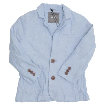 Blazer (Bleu) de Next Coton, Lin, Polyester