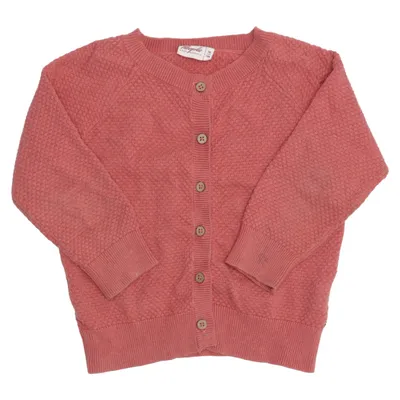 Cardigan (Roze) van People Wear Organic Organisch katoen