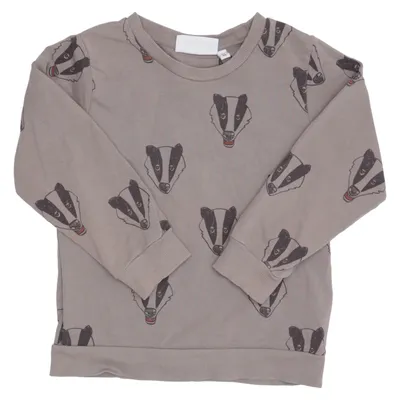 Sweatshirt (Beige, Gray) from Mini Rodini Elastane, Organic cotton
