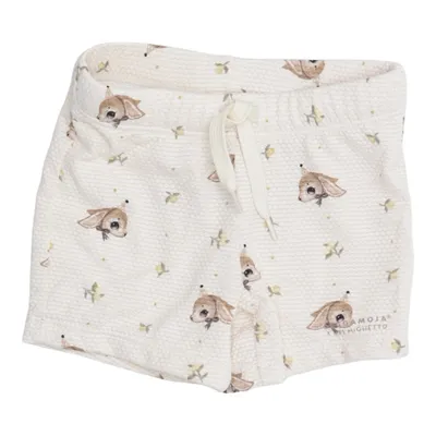 Mjukisshorts (Beige, Flerfärgad) från Geggamoja x Mrs Mighetto Elastan, Polyamid