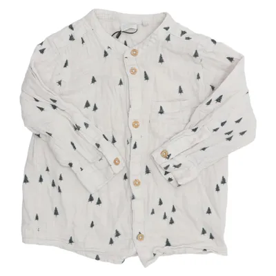 Shirt (Beige) from Lindex Baby Cotton