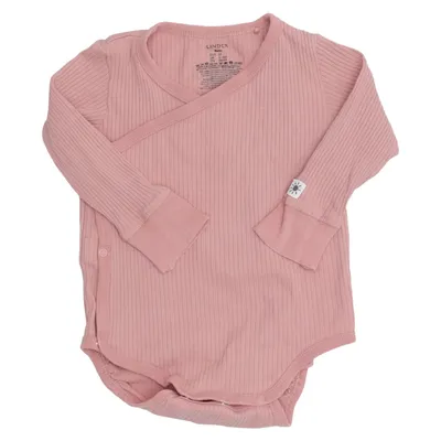 Body (Rose) de Lindex Baby Coton, Élasthane
