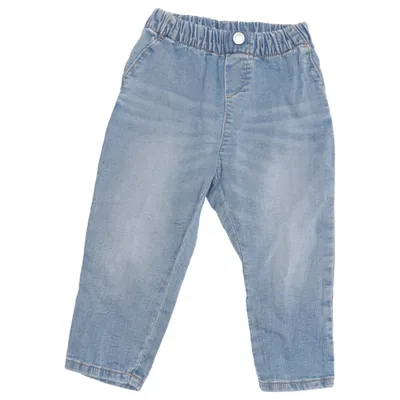 Spijkerbroek (Blauw) van Lindex Baby Katoen, Elastaan
