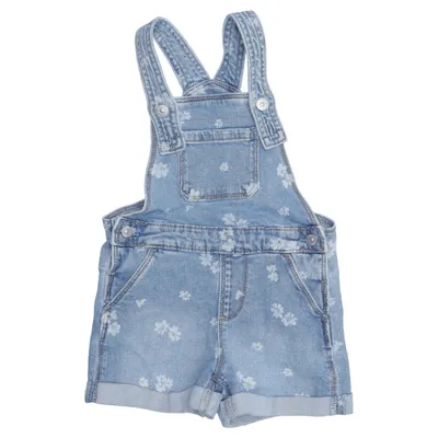 Dungaree shorts (Blue, White) from Wonder Nation