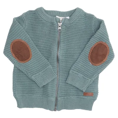 Cardigan (Groen) van Name It Organisch katoen