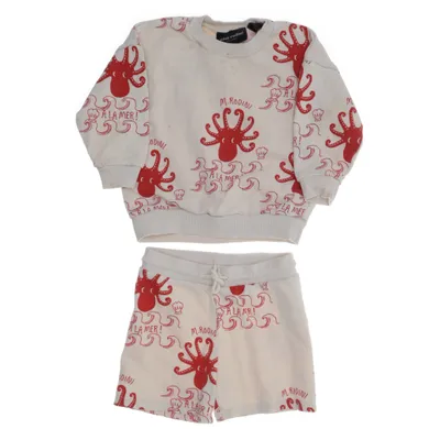 Loungewear (Beige, Rood) van Mini Rodini Organisch katoen