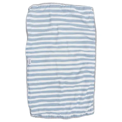 Cushion cover (Blue, White) from Broste Copenhagen Organic cotton