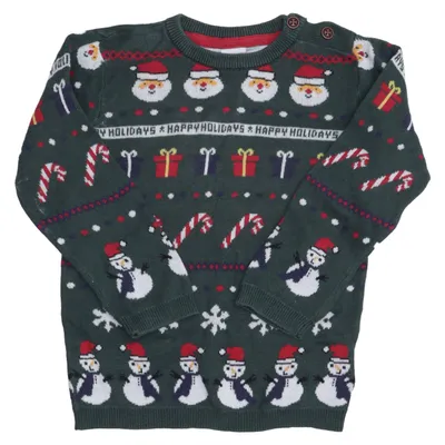 Christmas sweater (Green, Red, White) from H&M Cotton