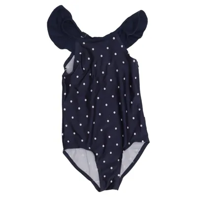 Swimsuit (Blue, White) from Polarn O. Pyret Elastane, Polyamide