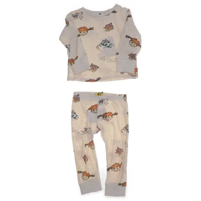 Pajamas (Beige, Multicolored) from Pippi Långstrump Organic cotton