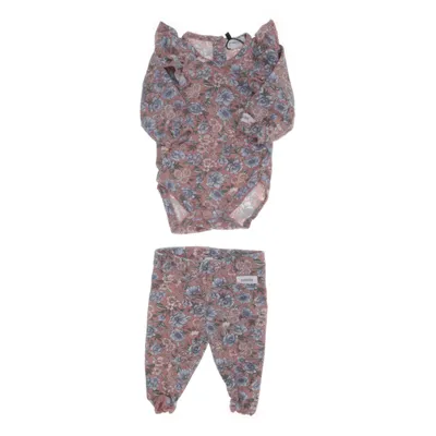 Set (Roze, Meerkleurig) van Newbie by KappAhl Katoen, Elastaan