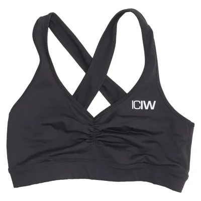 Sports bra (Black) from ICIW Elastane, Polyamide, Polyester