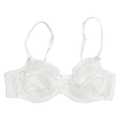 Soutien-gorge (Blanc) de Miriale Coton, Élasthane, Polyamide