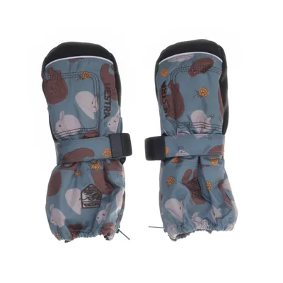 Mittens (Blue, Multicolored) from Hestra