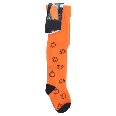 Collants polaires (Orange, Noir) de Woolworth Coton, Élasthane, Polyamide, Polyester