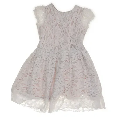 Brudnäbbsklänning (Vit) från Young Dimension Bomull, Metallfiber, Nylon