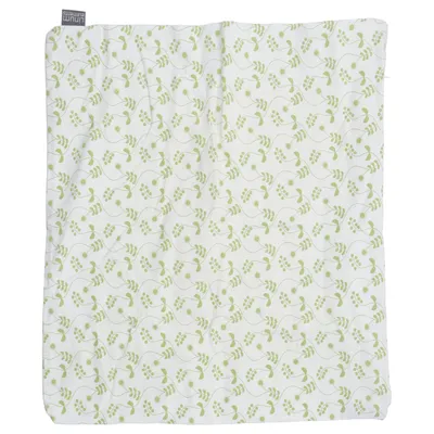 Pillowcase (White, Green) from Linum