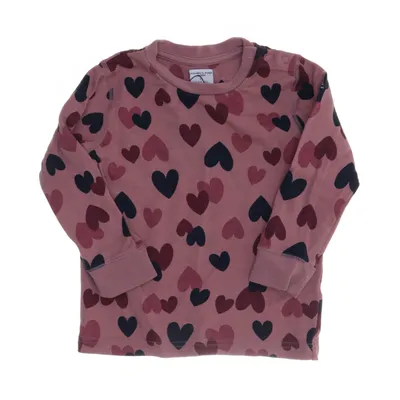 Långärmad t-shirt (Rosa, Flerfärgad) från Polarn O. Pyret Ekologisk bomull, Polyamid, Ull