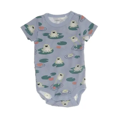 Body (Blå, Flerfärgad) från Lindex Baby Bomull, Elastan
