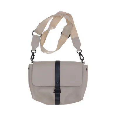 Axelremsväska (Beige, Svart) från Gaston Luga Polyuretan, Återvunnen polyester