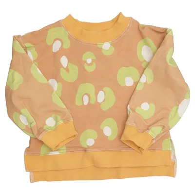 Sweatshirt (Brun, Grøn, Gul) fra Mixed Grill Bomuld, Elastan