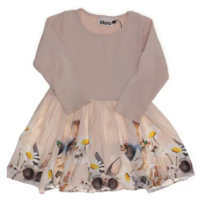 Klänning (Rosa, Flerfärgad) från Molo Ekologisk bomull