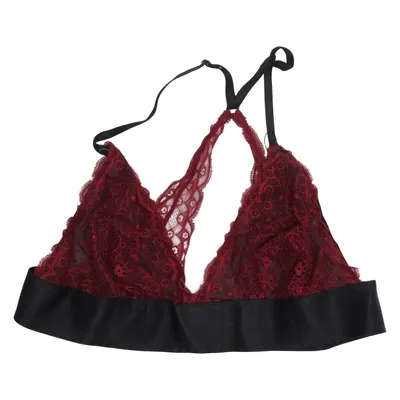 Bralette (Rood, Zwart) van Gina Tricot Lingerie Elastaan, Polyamide