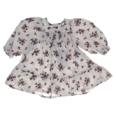 Klänning (Beige, Flerfärgad) från Newbie by KappAhl Bomull