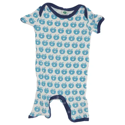 Sparkdräkt (Blå, Vit) från Småfolk Bomull, Elastan