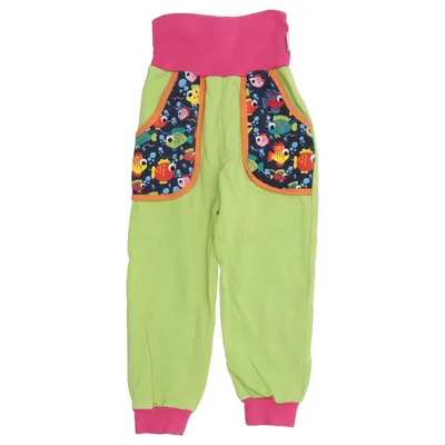 Pantalon de survêtement (Vert, Rose, Multicolore) de Babauba Coton, Élasthane