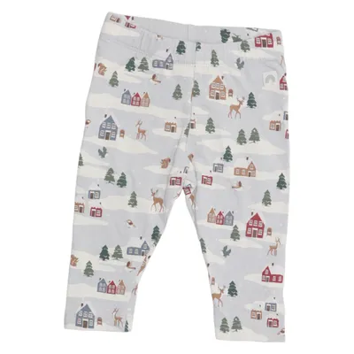 Leggings (Grå, Flerfarvet) fra Lindex Baby Bomuld, Elastan
