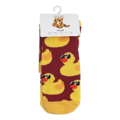 Chaussettes (Rouge, Jaune, Multicolore) de Ale-Hop Coton, Élasthane, Polyester