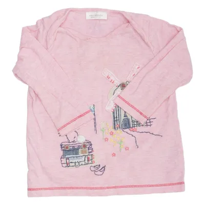 Långärmad t-shirt (Rosa, Flerfärgad) från Next Baby Bomull