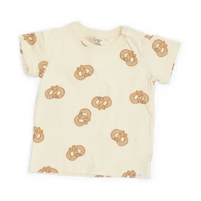T-shirt (Beige, Brun) från Lindex Baby Bomull