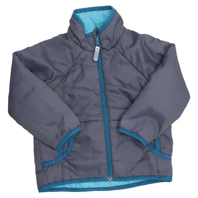 Veste réversible (Gris, Bleu) de Polarn O. Pyret Polyester