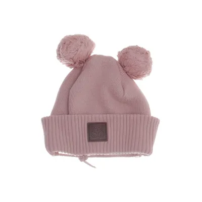 Pompon muts (Roze) van Kuling Katoen