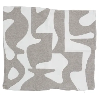 Pudebetræk (Beige, Hvid) fra H&M Home Bomuld