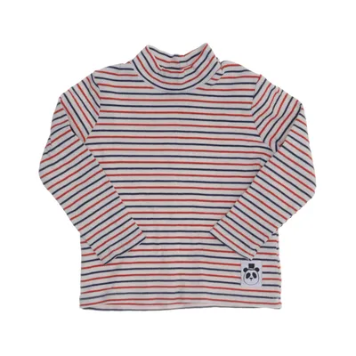 Långärmad t-shirt (Vit, Röd, Blå) från Mini Rodini Elastan, Ekologisk bomull