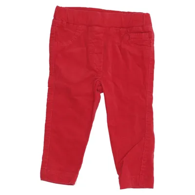 Pantalon en velours (Rouge) de Baby Club Coton, Élasthane